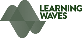 logo learning waves